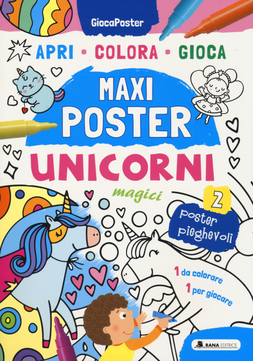 Buch Unicorni magici. Maxi poster 