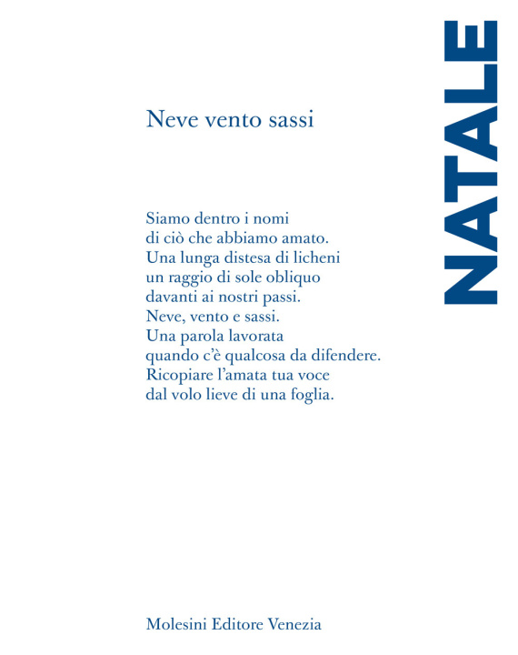 Knjiga Neve vento sassi Luigi Natale