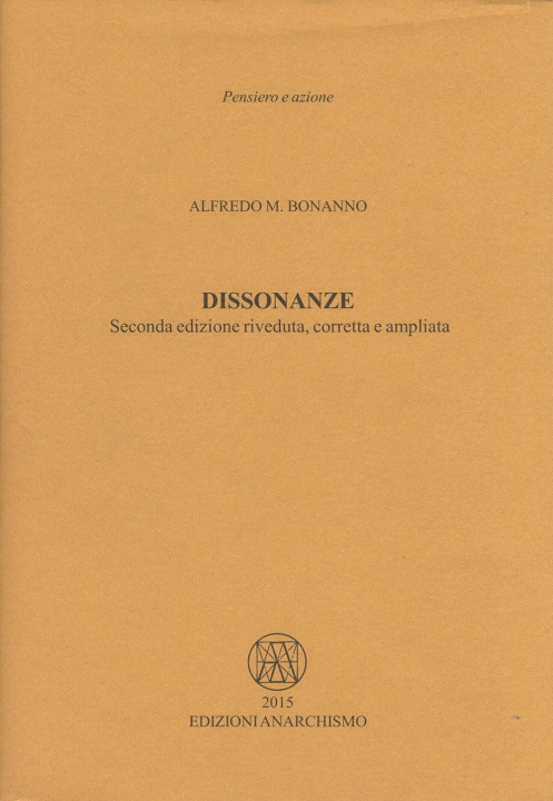 Knjiga Dissonanze Alfredo M. Bonanno