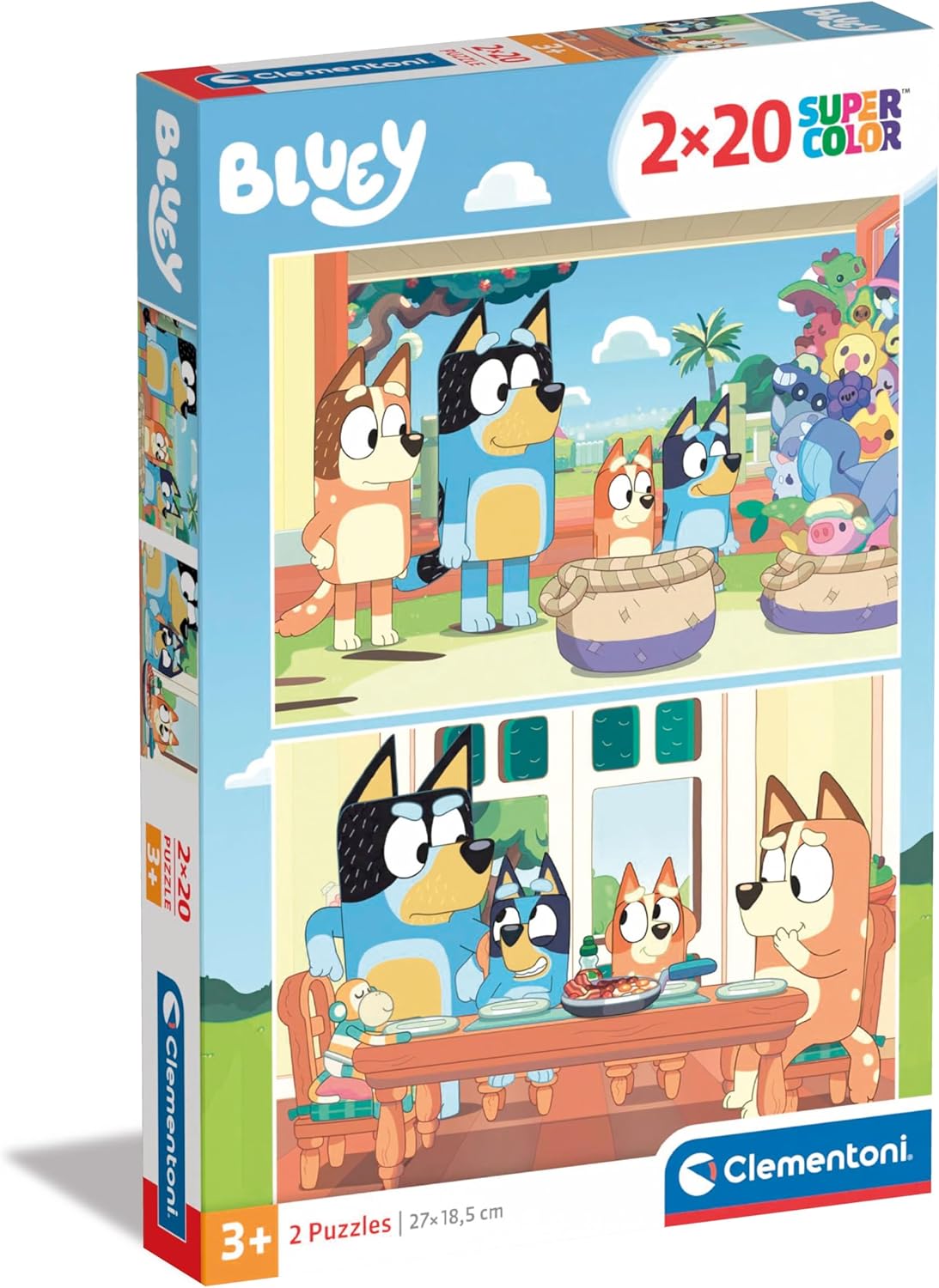 Igra/Igračka Puzzle 2x20 elementów. Bluey 