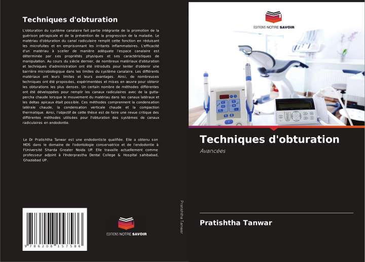 Knjiga Techniques d'obturation Pratishtha Tanwar