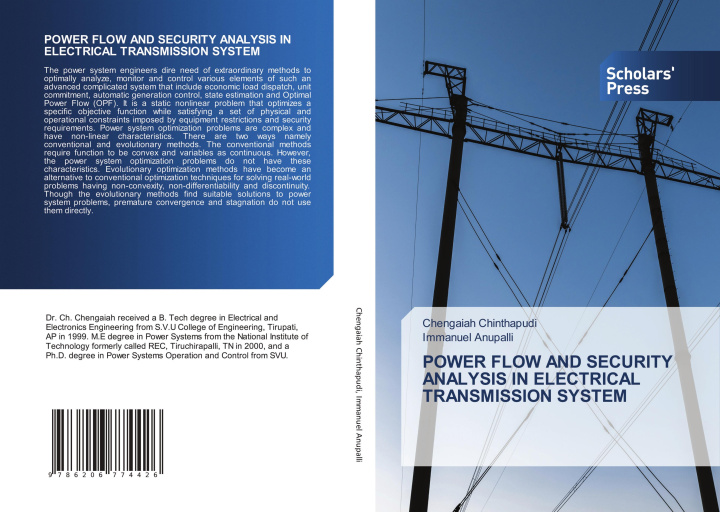 Книга POWER FLOW AND SECURITY ANALYSIS IN ELECTRICAL TRANSMISSION SYSTEM Chengaiah Chinthapudi