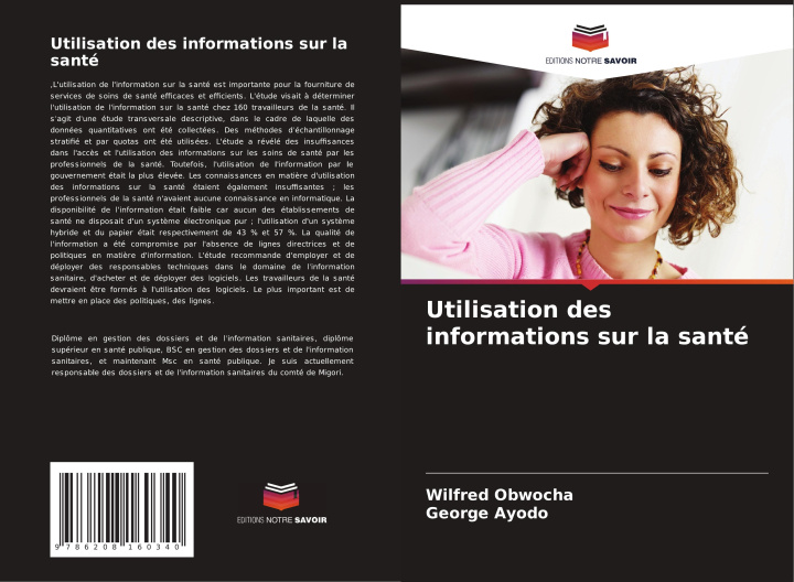 Книга Utilisation des informations sur la santé Wilfred Obwocha