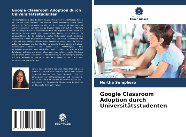 Knjiga Google Classroom Adoption durch Universitätsstudenten Nertha Semphere