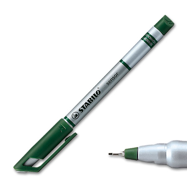 Книга Liner STABILO SENSOR - F - zelená 