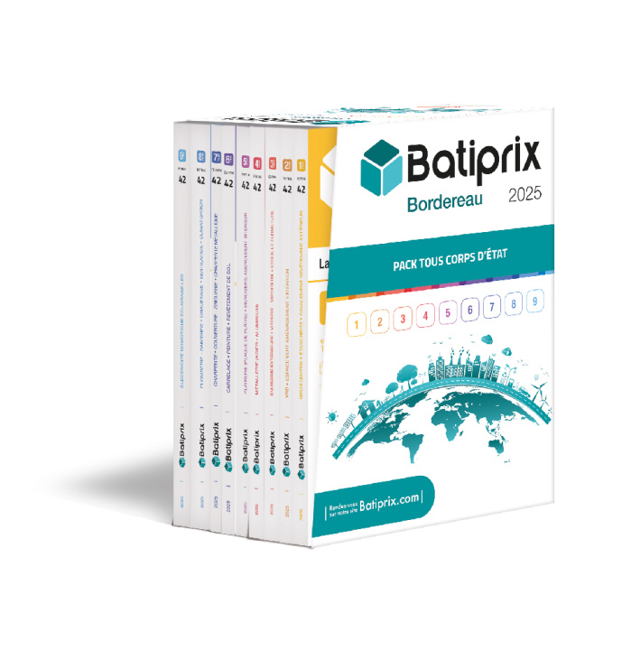 Knjiga PACK TCE BATIPRIX 2025 GROUPE MONITEUR