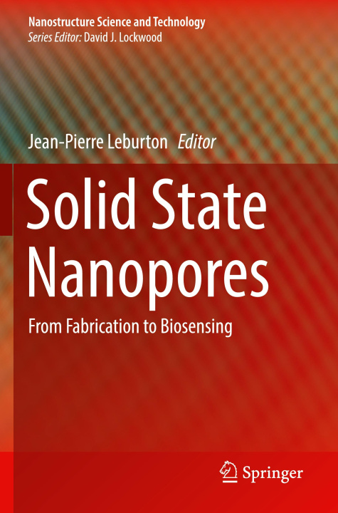 Knjiga Solid State Nanopores Jean-Pierre Leburton