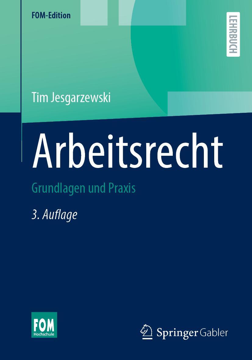 Buch Arbeitsrecht Tim Jesgarzewski