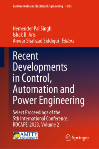 Knjiga Recent Developments in Control, Automation and Power Engineering Hemender Pal Singh