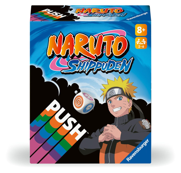 Spel/speelgoed Ravensburger 22888 Naruto Shippuden PUSH - Unterhaltsames und risikoreiches Kartenspiel zur Animeserie Naruto Shippuden, Ablegespiel für 2-6 Spieler a Prospero Hall