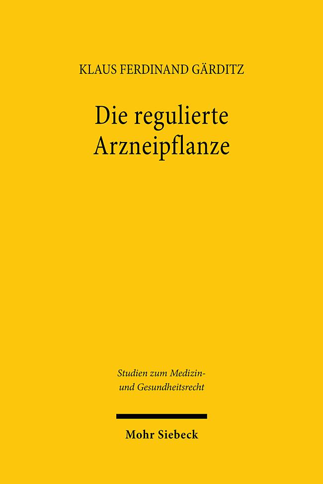 Книга Die regulierte Arzneipflanze Klaus Ferdinand Gärditz