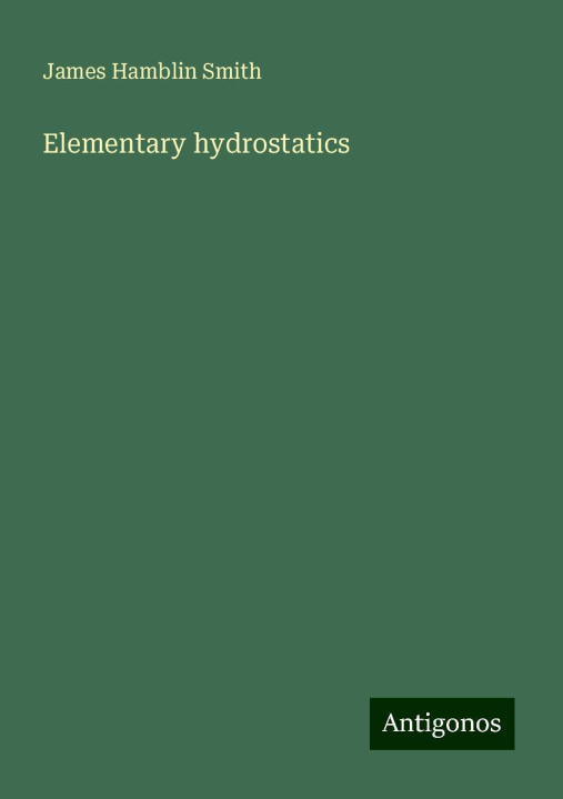 Knjiga Elementary hydrostatics 