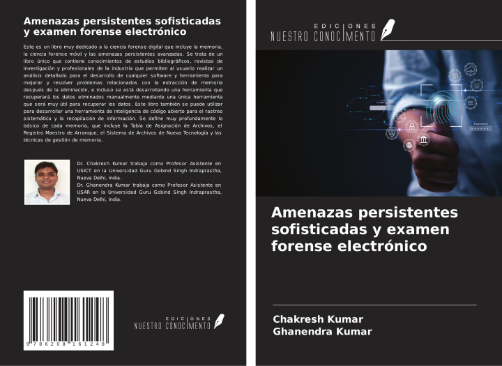 Книга Amenazas persistentes sofisticadas y examen forense electrónico Ghanendra Kumar