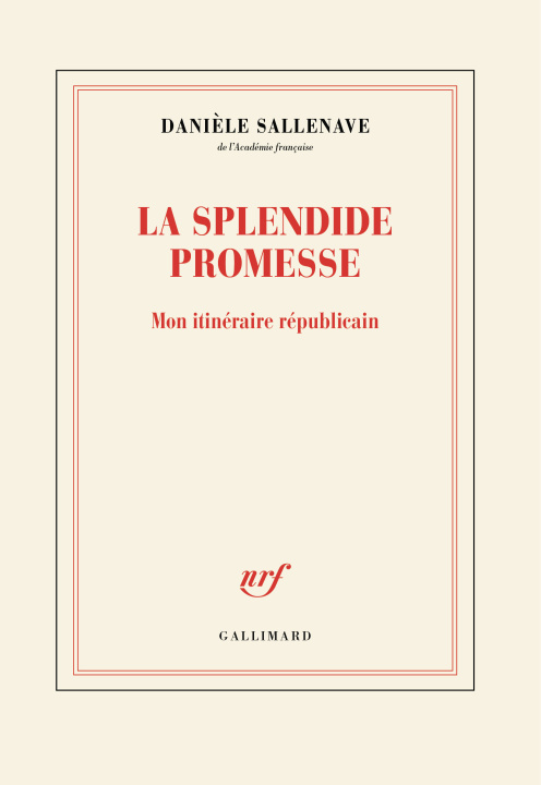 Book La splendide promesse Sallenave
