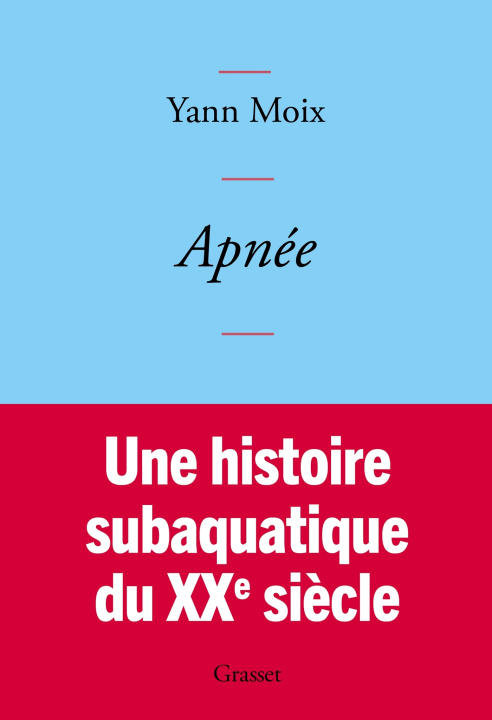 Book Apnée Yann Moix
