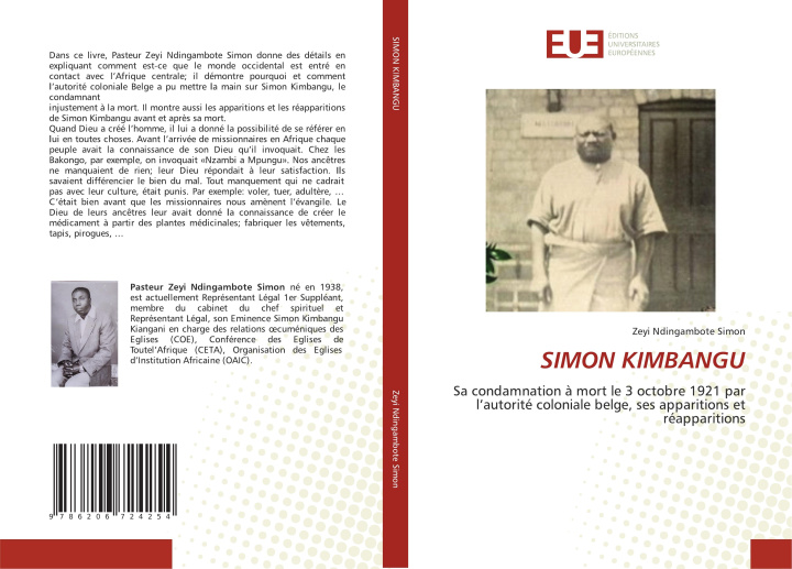 Book SIMON KIMBANGU Zeyi Ndingambote Simon