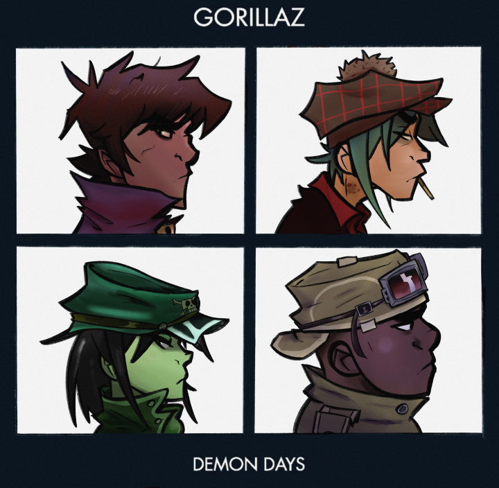 Audio GORILLAZ  DEMON DAYS / BLACK / 180GR. Gorillaz