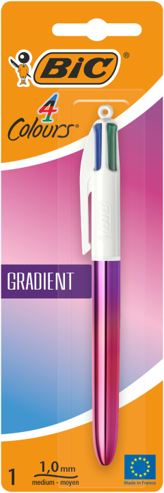 Knjiga BIC 4 Colours Gradient Długopis mix AST Blister 1szt 