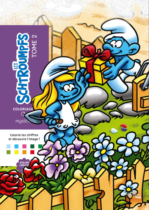 Livre Coloriages mystères - Schtroumpfs Tome 2 