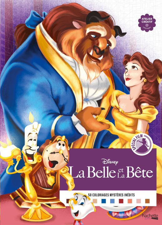 Livre Coloriages mystères Spécial film - La Belle et la Bête 