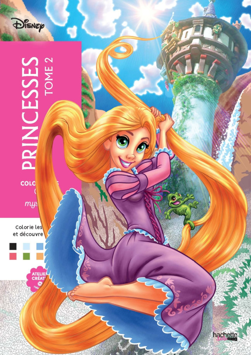 Livre Coloriages mystères Disney - Princesses Tome 2 