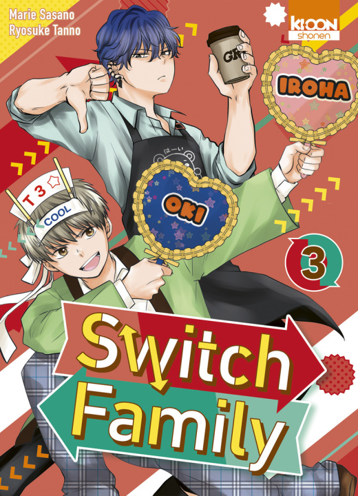 Kniha Switch Family T03 Marie Sasano