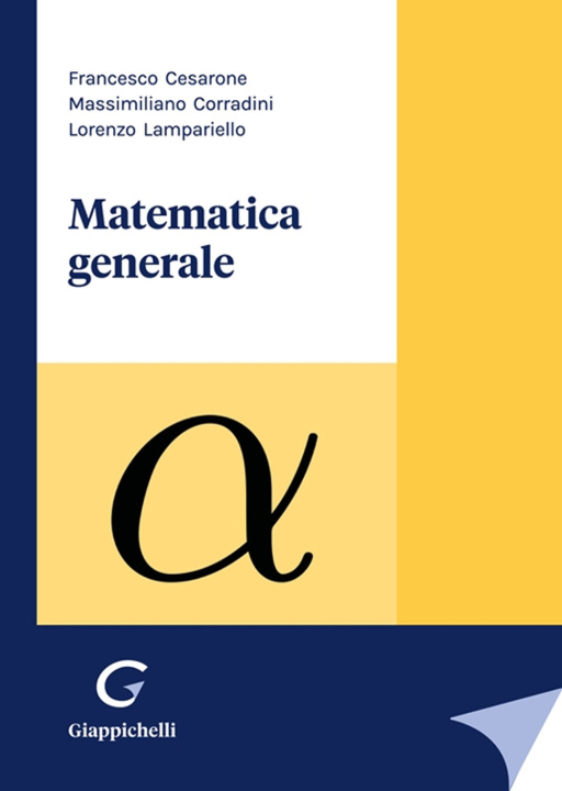 Knjiga Matematica generale Massimiliano Corradini