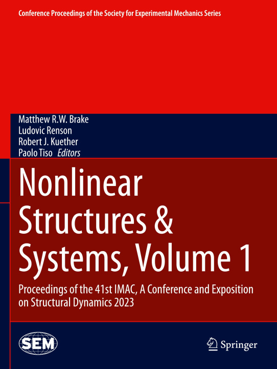 Book Nonlinear Structures & Systems, Volume 1 Matthew R.W. Brake
