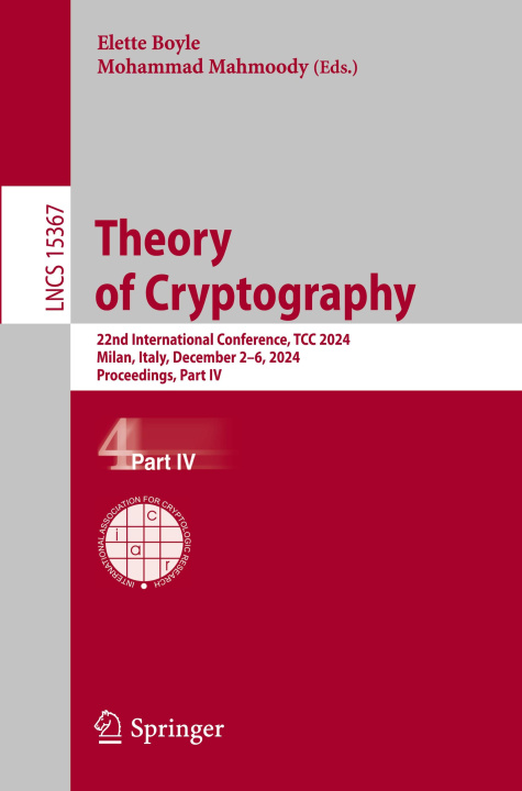 Książka Theory of Cryptography Elette Boyle