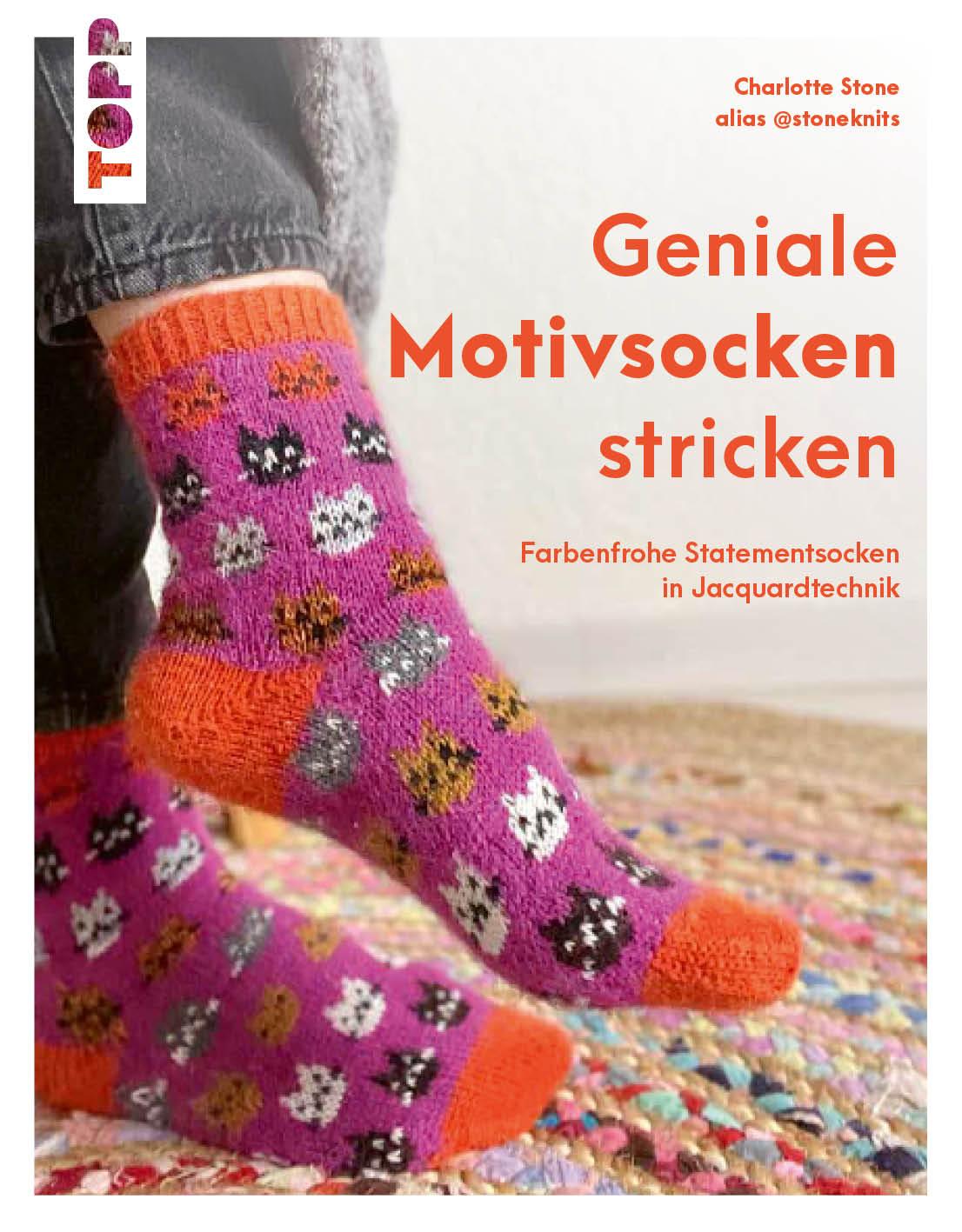 Boek Geniale Motivsocken stricken Charlotte Stone