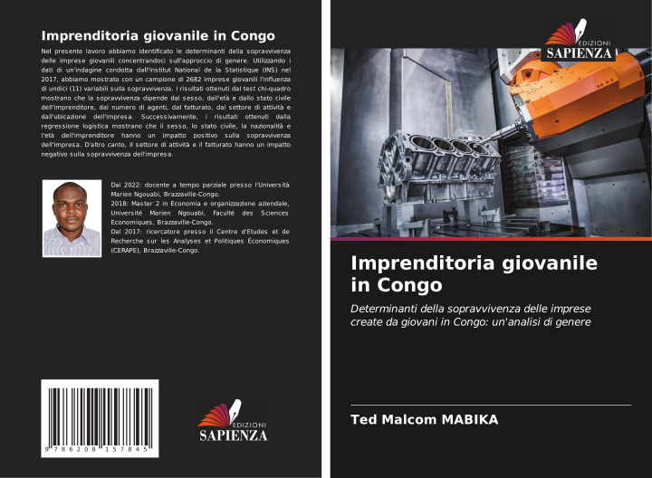 Livro Imprenditoria giovanile in Congo Ted Malcom MABIKA