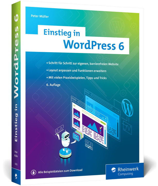Book Einstieg in WordPress 6 Peter Müller