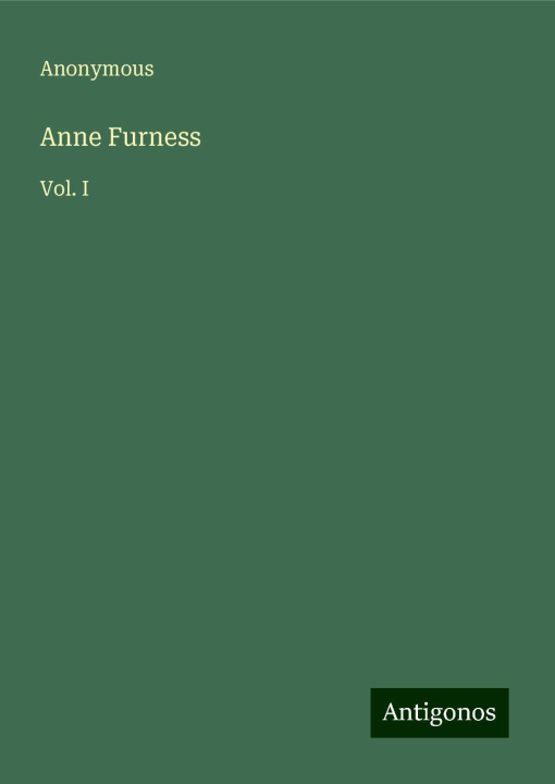 Knjiga Anne Furness 