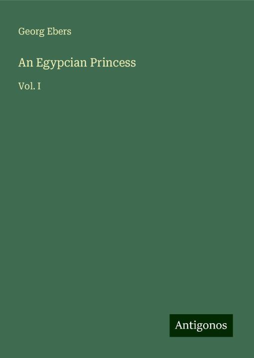 Knjiga An Egypcian Princess 