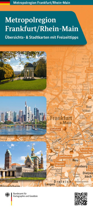 Tiskani izdelki Metropolregion Frankfurt/Rhein-Main BKG - Bundesamt für Kartographie und Geodäsie