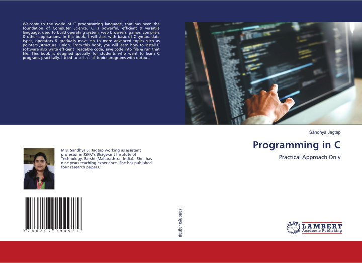 Knjiga Programming in C Sandhya Jagtap