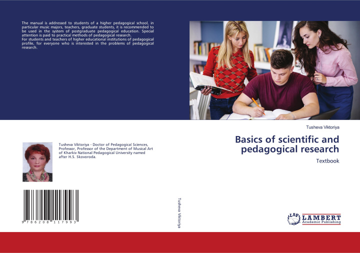 Knjiga Basics of scientific and pedagogical research Tusheva Viktoriya
