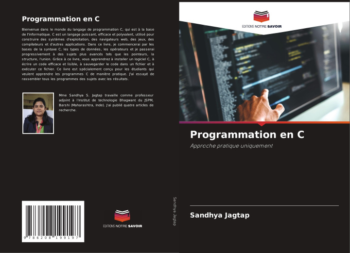 Knjiga Programmation en C Sandhya Jagtap