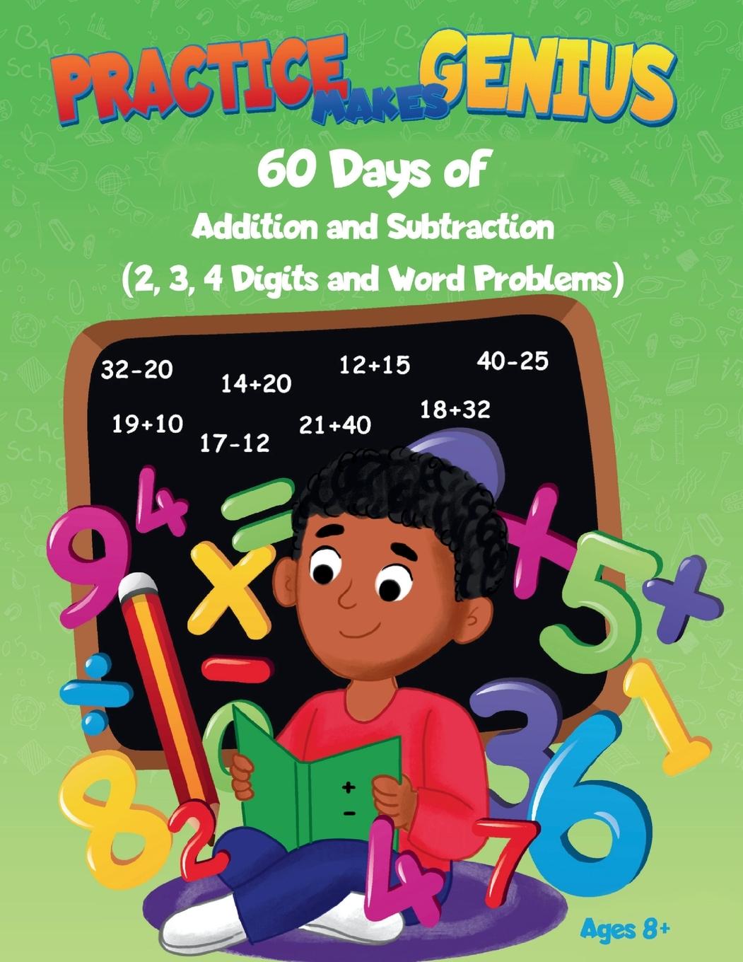 Boek Practice Makes Genius Math Tutor Tiff