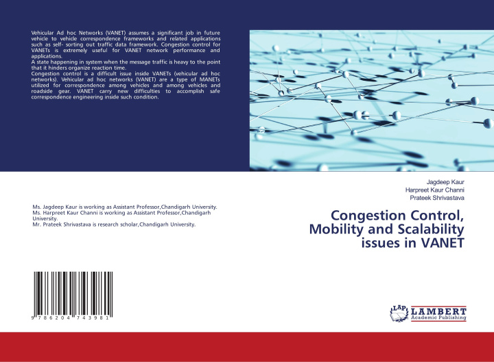 Книга Congestion Control, Mobility and Scalability issues in VANET Jagdeep Kaur