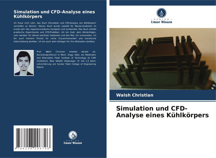 Knjiga Simulation und CFD-Analyse eines Kühlkörpers Walsh Christian