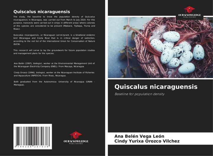 Knjiga Quiscalus nicaraguensis Ana Belén Vega León