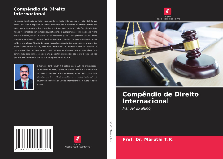 Knjiga Compêndio de Direito Internacional Prof. Dr. Maruthi T.R.