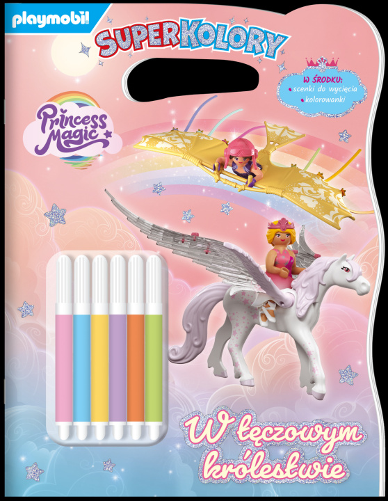 Livro Playmobil Princess Magic Superkolory W tęczowym królestwie Opracowanie zbiorowe