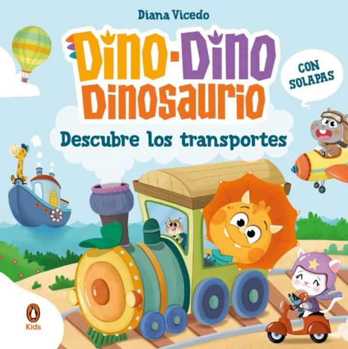 Knjiga DINO-DINO DESCUBRE LOS TRANSPORTES DIANA VICEDO