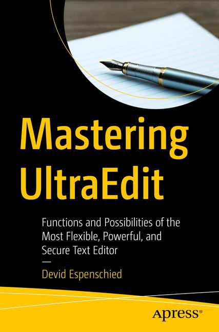 Książka Mastering UltraEdit Devid Espenschied