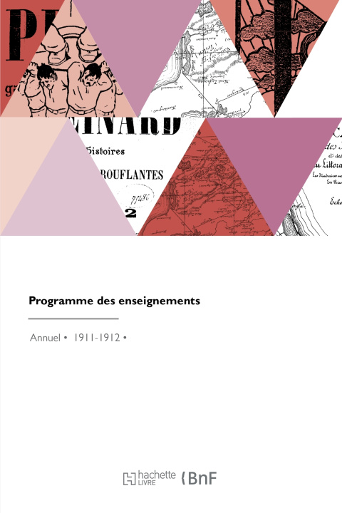 Knjiga Programme des enseignements Université de Bordeaux
