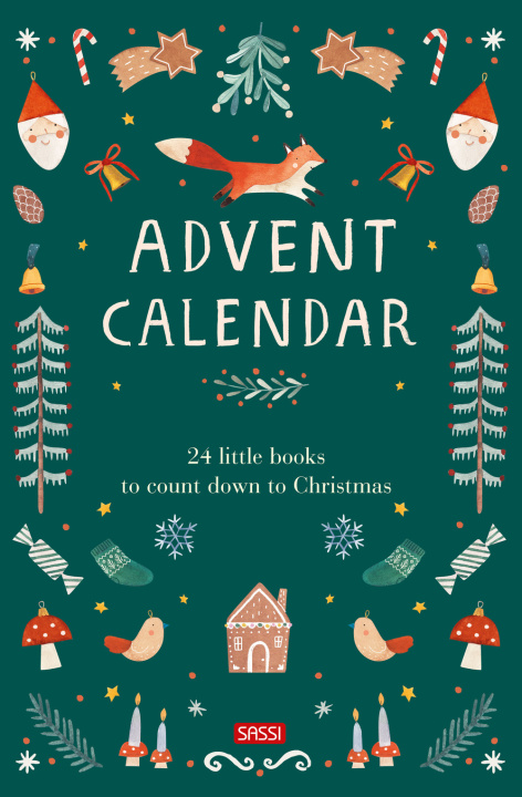 Book Advent calendar. 24 little books to count down to Christmas Alice Pasinetti