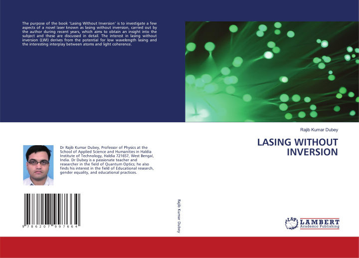 Knjiga LASING WITHOUT INVERSION Rajib Kumar Dubey