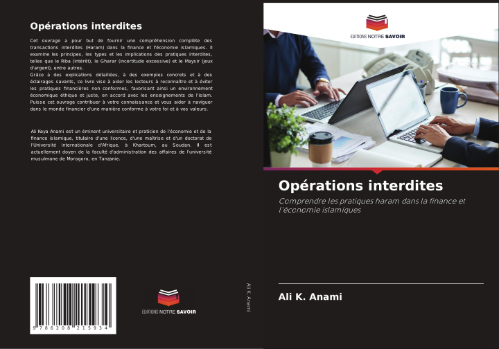 Knjiga Opérations interdites Ali K. Anami